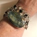 Labradorite Black Onyx 925 Sterling Silver Cuff Bracelet