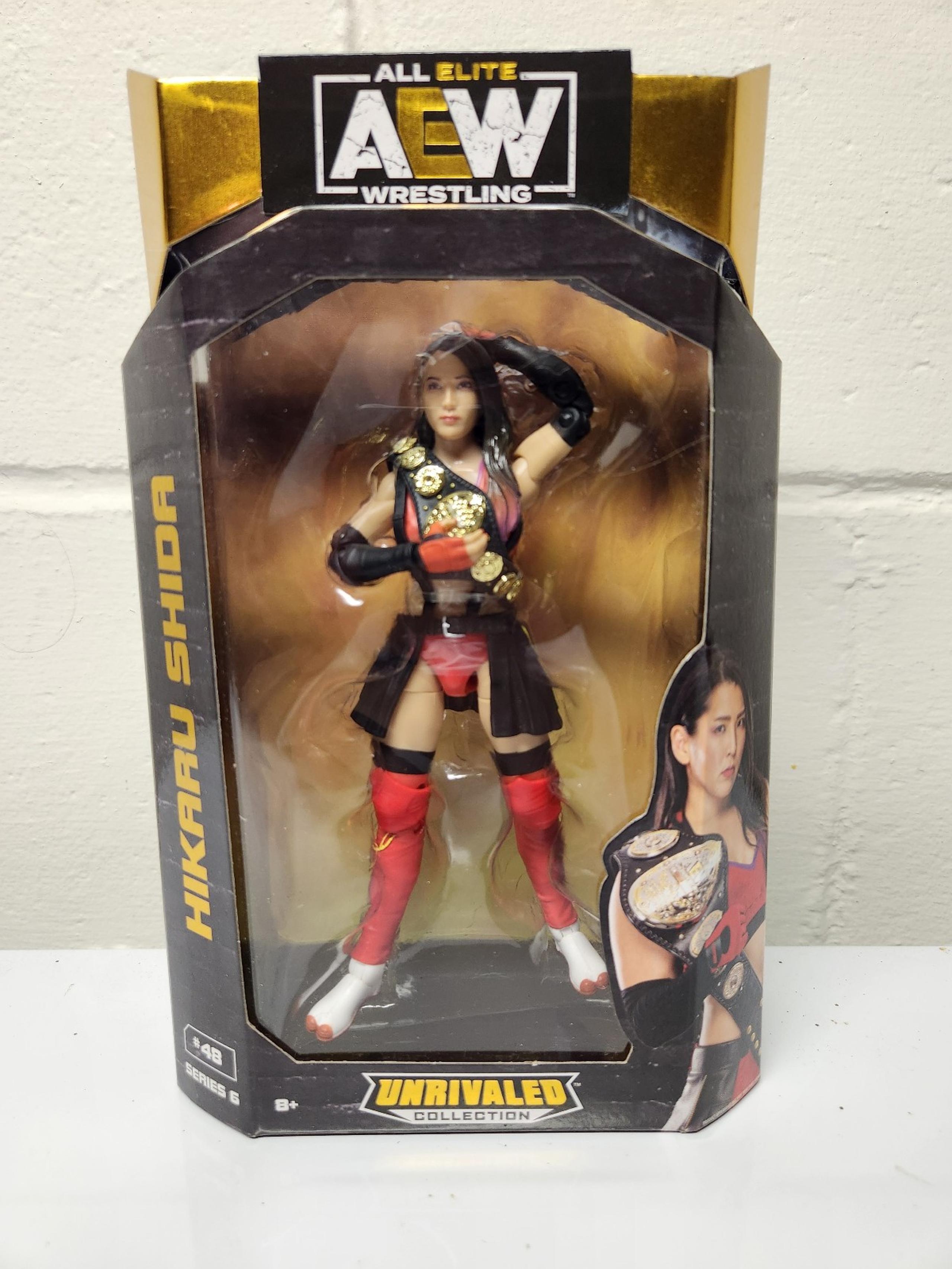 New AEW Unrivaled Collection Hikaru Shida 6" Action Figure - Series 6 - Jazwares