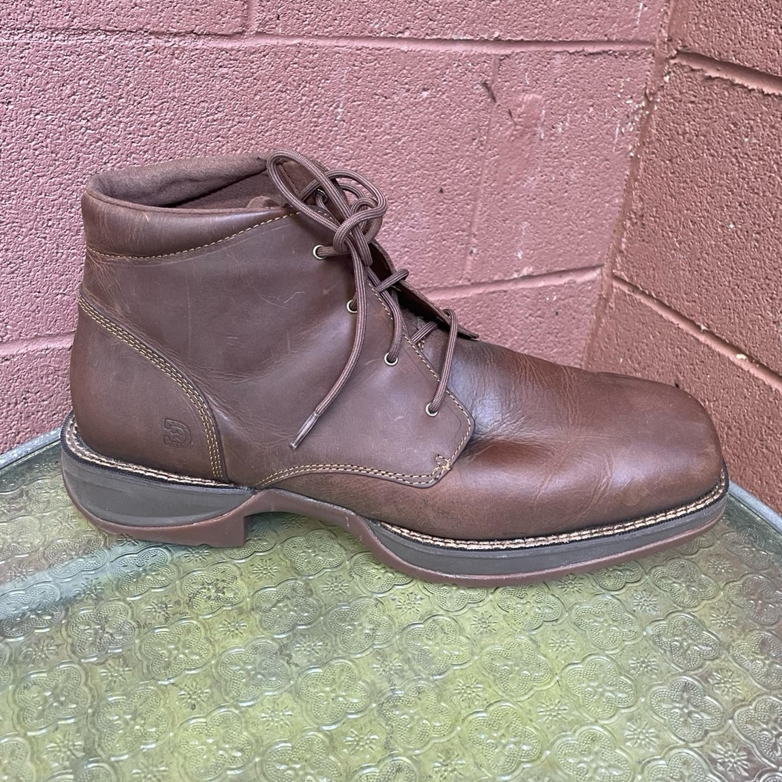 Durango Red Dirt Rebel Square-Toe Chukka Boots Size 13 Wide Men’s