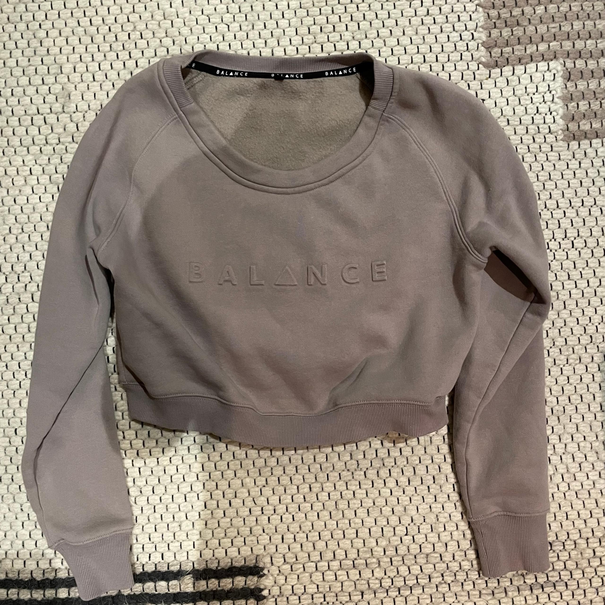 Gray Balance Athletica Essence Crop Sweatshirt