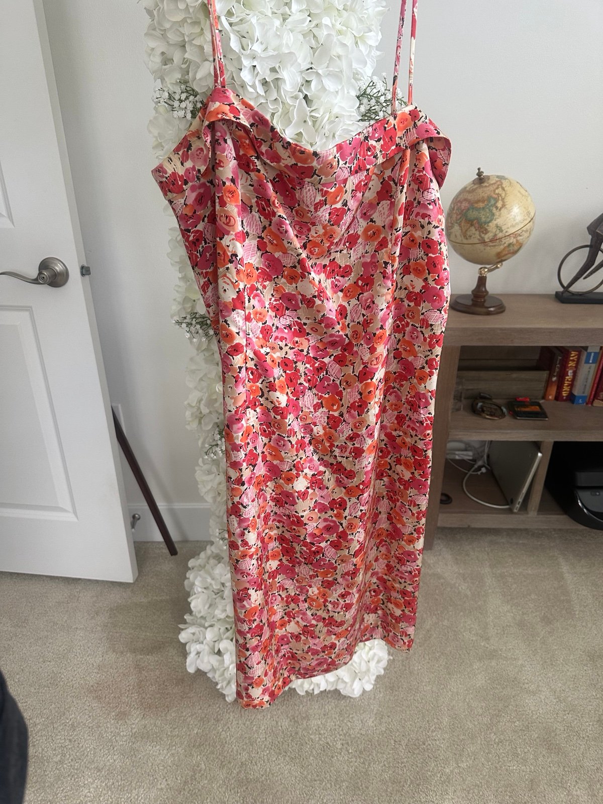 Ann Taylor silky floral dress