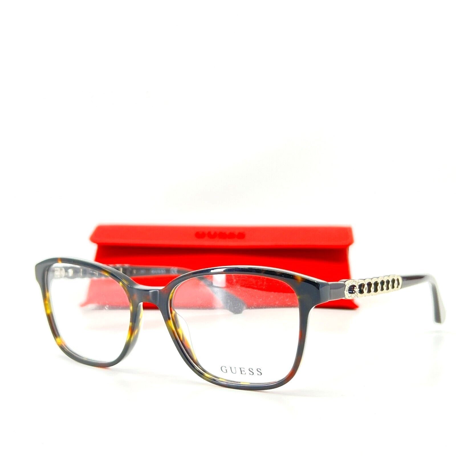 Guess Eyeglasses GU2661-S 052 Mens Rectangular Tortoise Brown 53[]17 145 mm