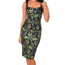 NWT Dress The Population Women's Sheath Lemongrass Multi Dress Size XS