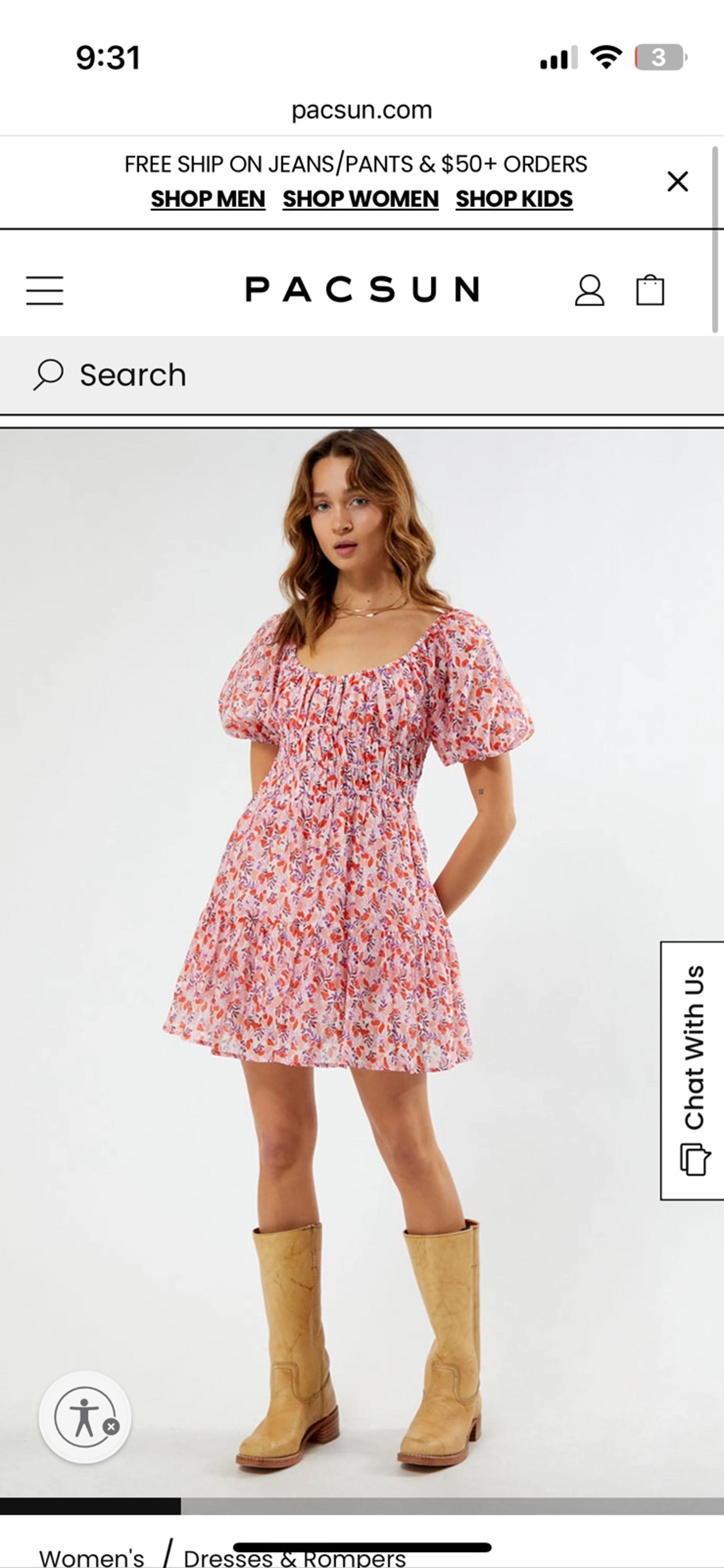 minkpink Santa Maria mini dress size M