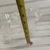 Glass 2 replacement Vtg Art Deco Clear Tulip Glass Lamp Shade Pendant Fan Globe