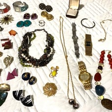 Huge Lot of 53 Vintage Jewelry