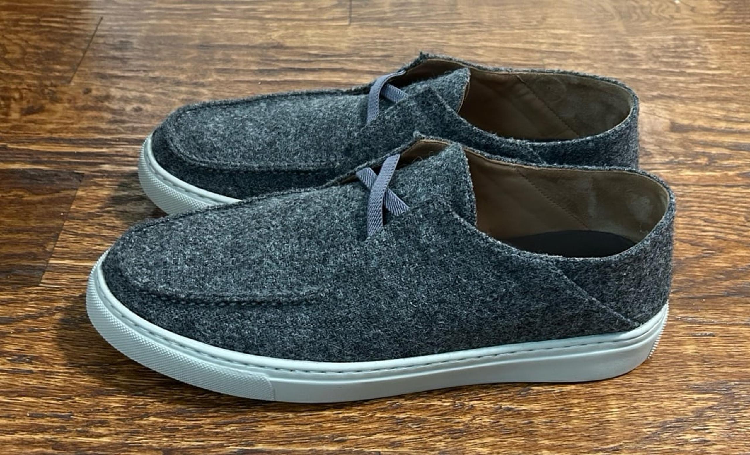 Peter Millar Shetland Wool Slip-on Shoes Grey Men’s 9.5M