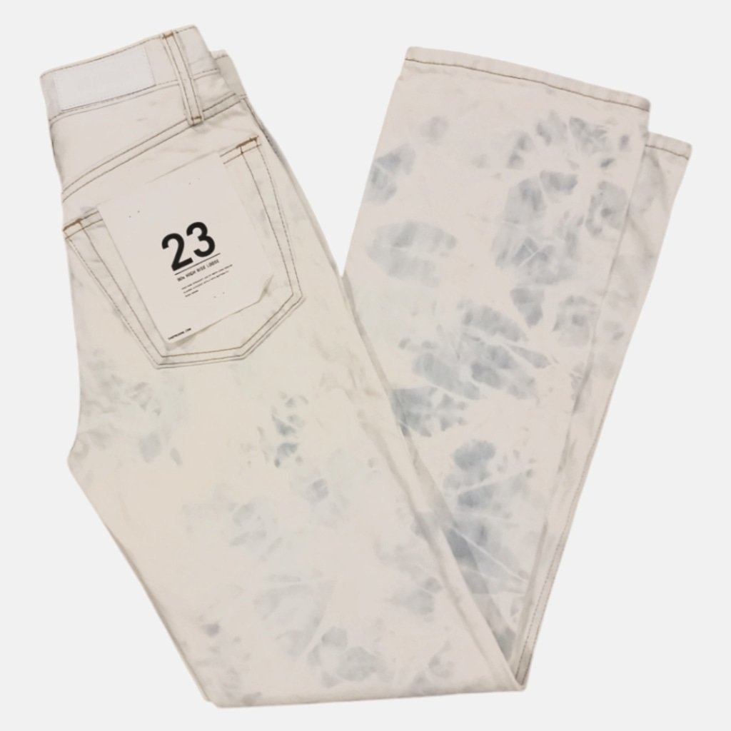 NWT 315 RE/DONE 90's Acid Wash Straight-Leg Jeans
