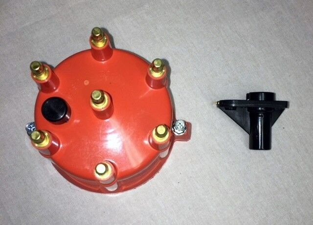 JEEP 4.0L 242 DISTRIBUTOR PREMIUM CAP/ROTOR KIT - BRASS - ORANG