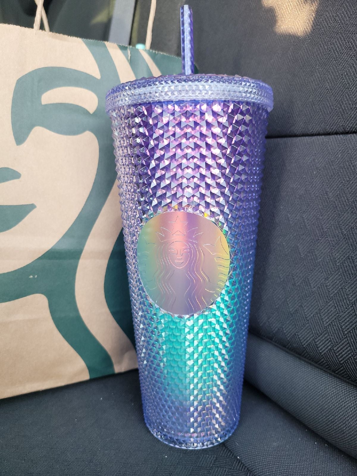 Starbucks Studded blue ombre