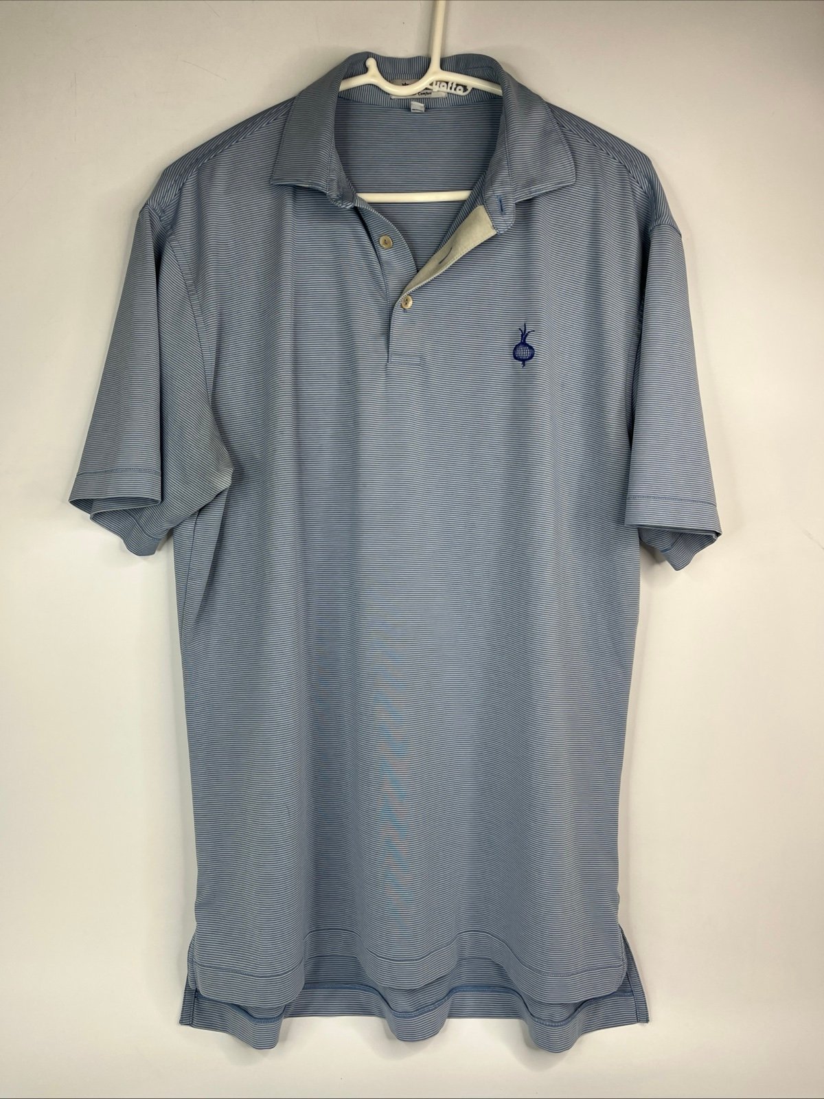 Ohoopee Match Club Peter Millar Seaside Striped Golf Polo Size Medium M Rare