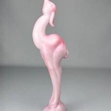 This limited edition gazelle was created by Heisey Glass in collaboration with F