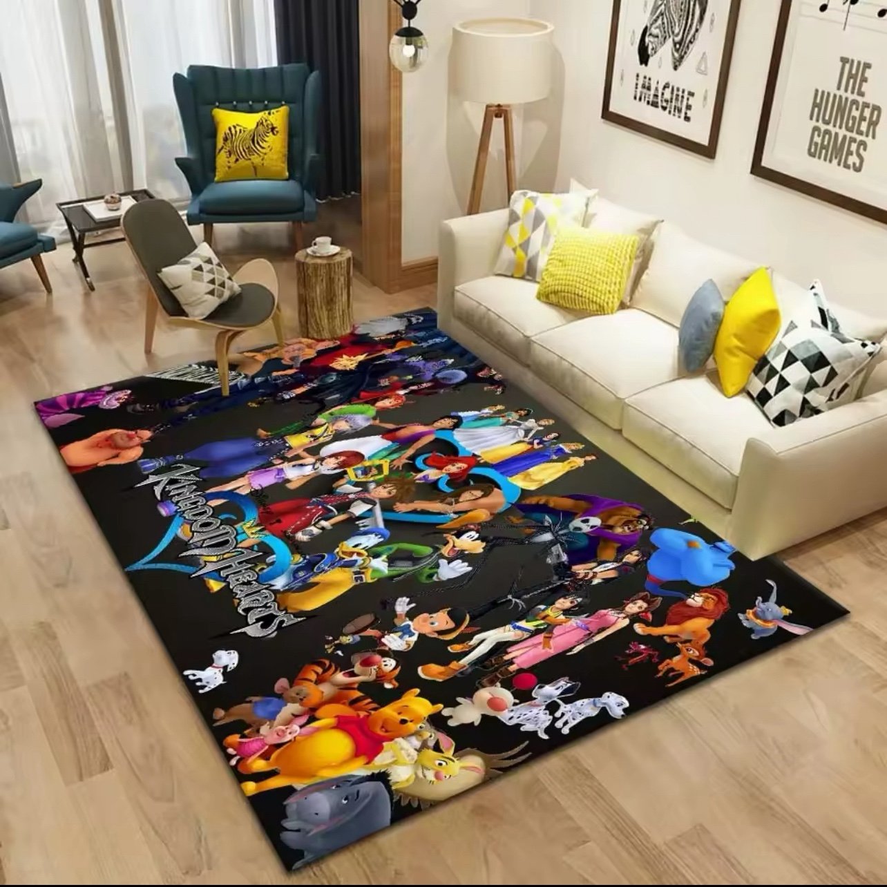 Disney Kingdom hearts Rug Carpet 47*62 inch