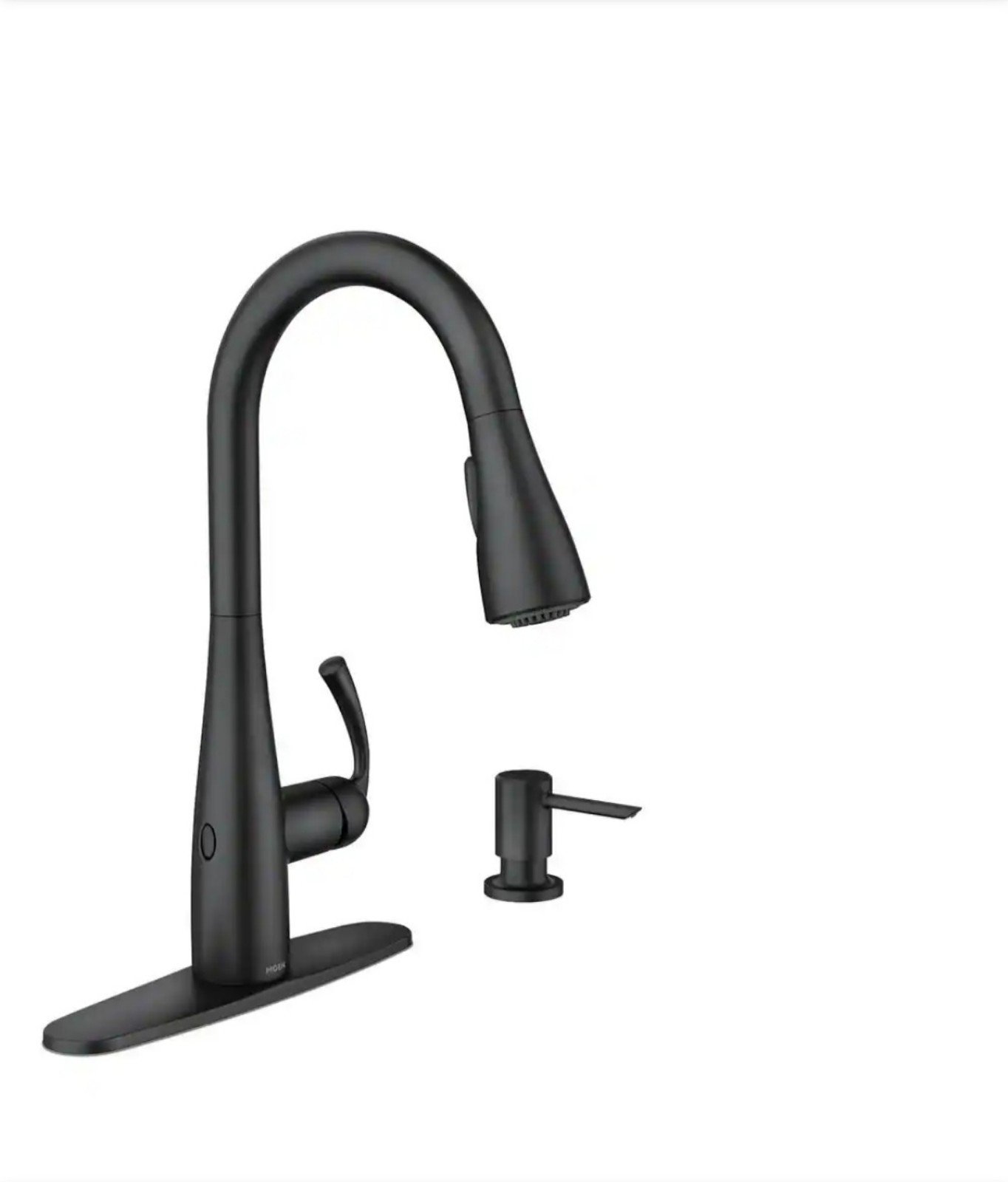 Kitchen Faucet with MotionSense Wave and Power Clean in Matte Black