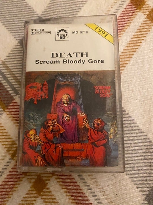 Death *Scream Bloody Gore *cassette tape *MG *MG0718 m *import *HEAVY METAL
