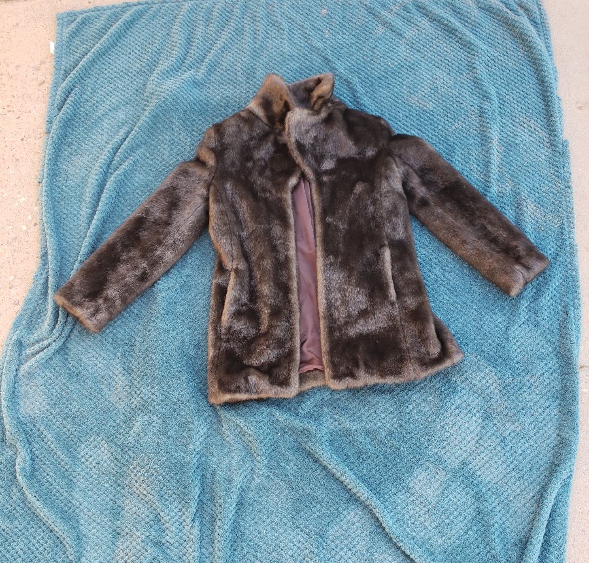 Clothes Faux Fur Jacket