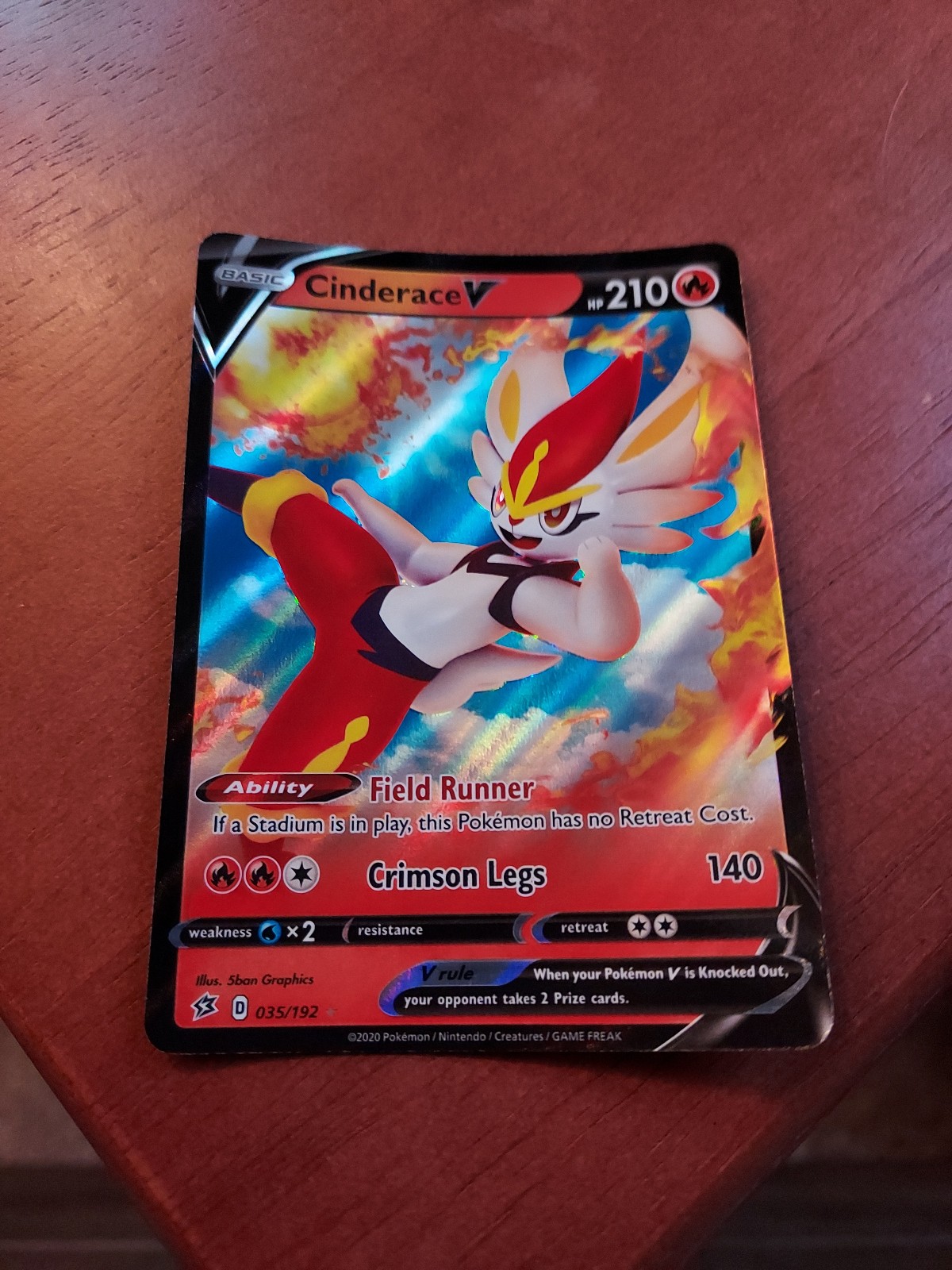 Pokemon Cinderace V Full Art