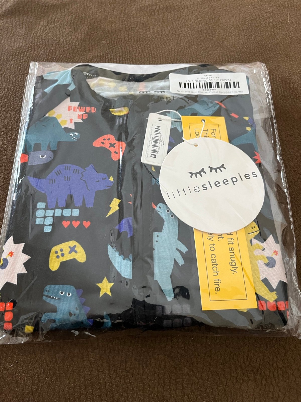 Little Sleepies ~ Next Level Dino’s ~ size 6-12 months