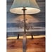 Rustic Metal Pinecone Table Lamp 32”