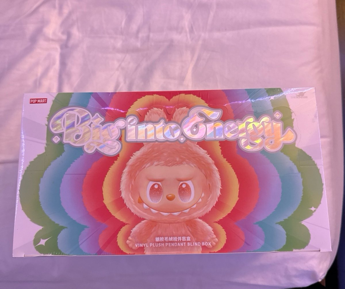 Authentic Labubu Big Into Energy box set