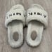 AMIRI Logo-Embroidered Shearling Slippers