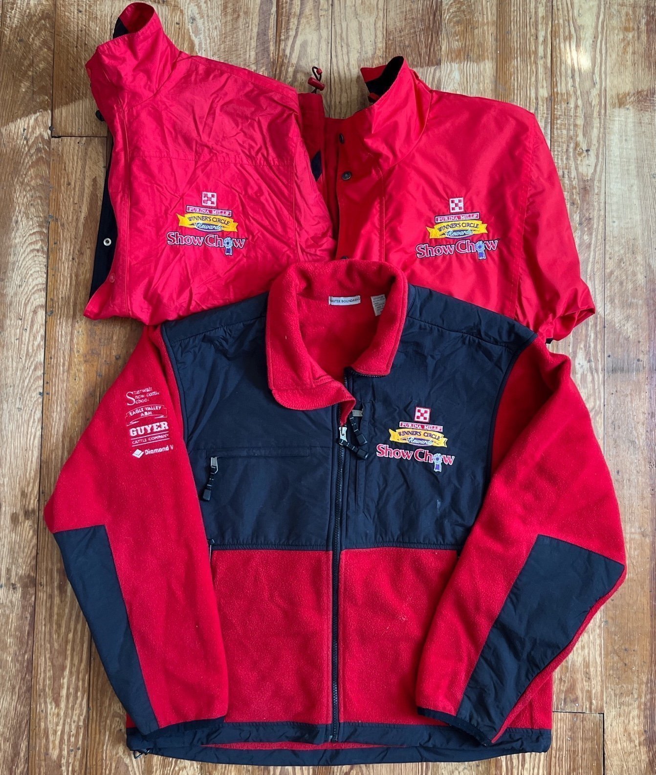 Purina Farms Purina Mills Winners Circle Show Chow Jacket Fleece Bundle Medium