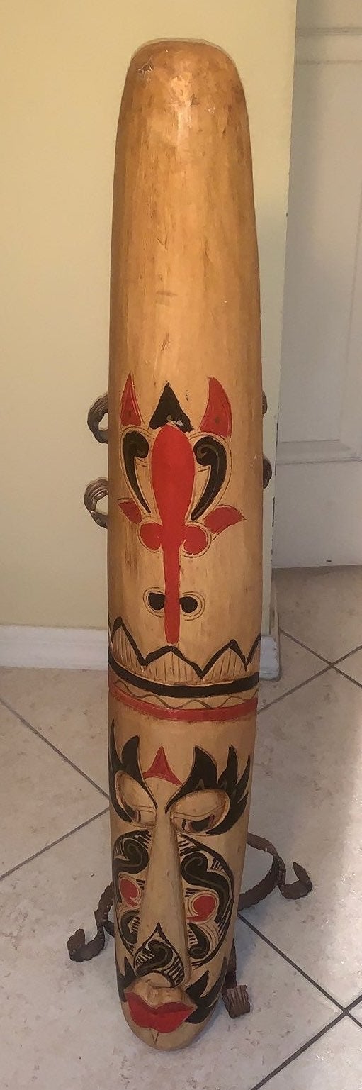 Vintage extra large african mask