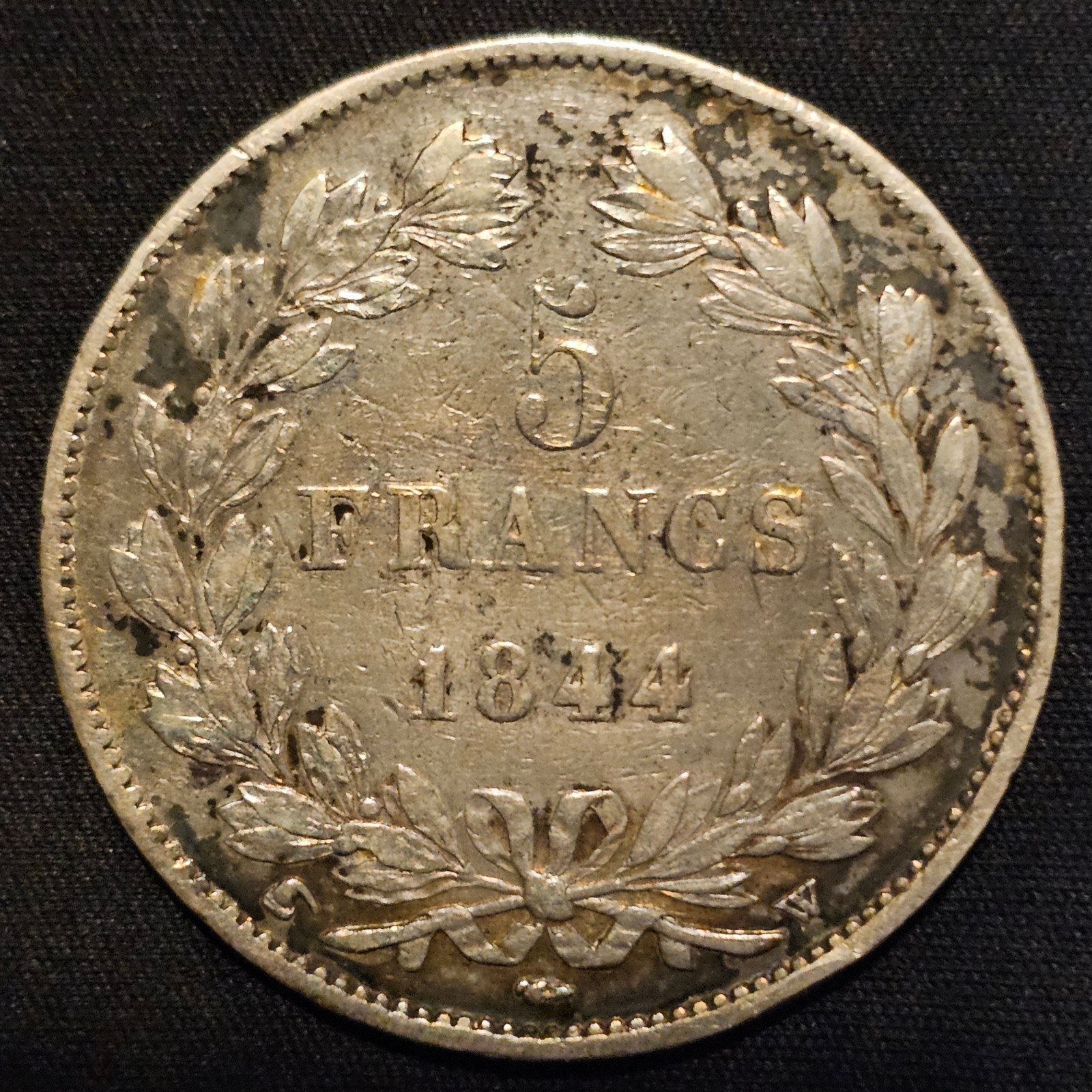 XX 1844-W 5 Francs France