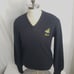 Vtg Iowa Hawkeyes Sweater Mens Herkey V-Neck