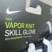 Nike Vapor Knit Football Skill Gloves Adult Size 3XL Blue White NEW PGF610-453