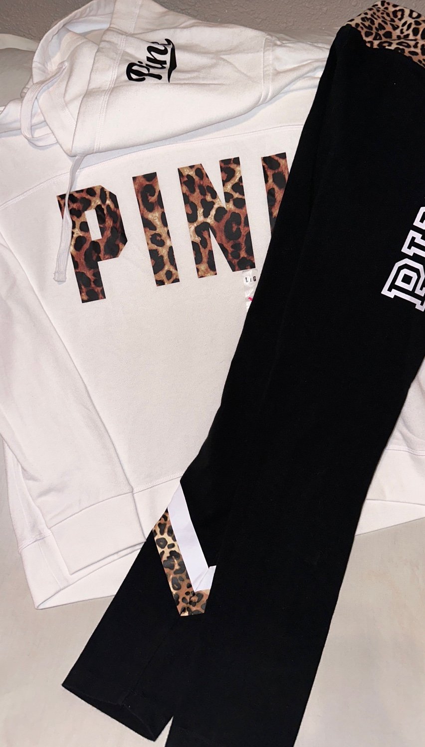 Pink L leopard listing
