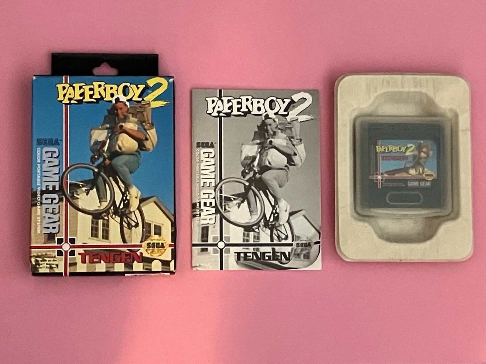 Sega Game Gear Paperboy 2 Complete In Box