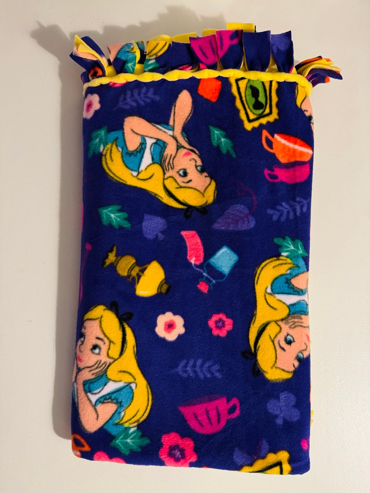 Alice in wonderland blanket
