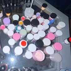 Acryclic powders, Mostly unique custom glitters
