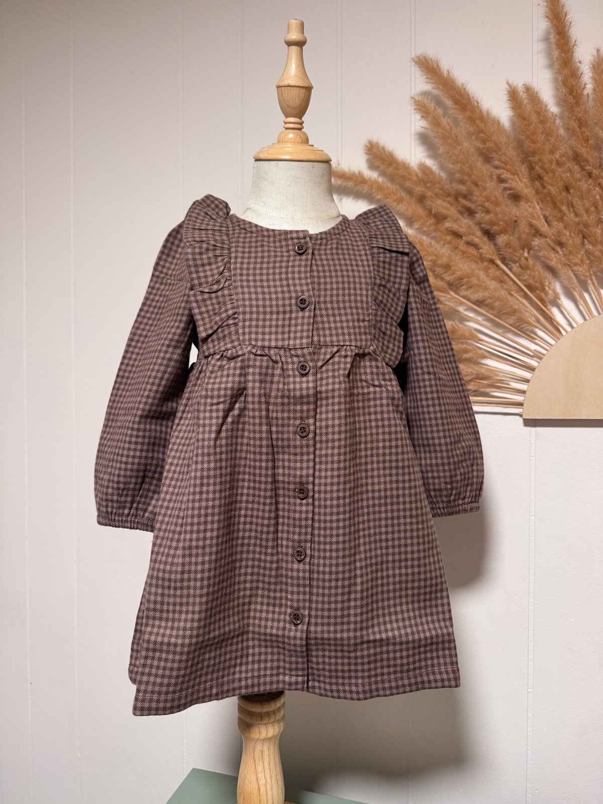 Girls flannel dress