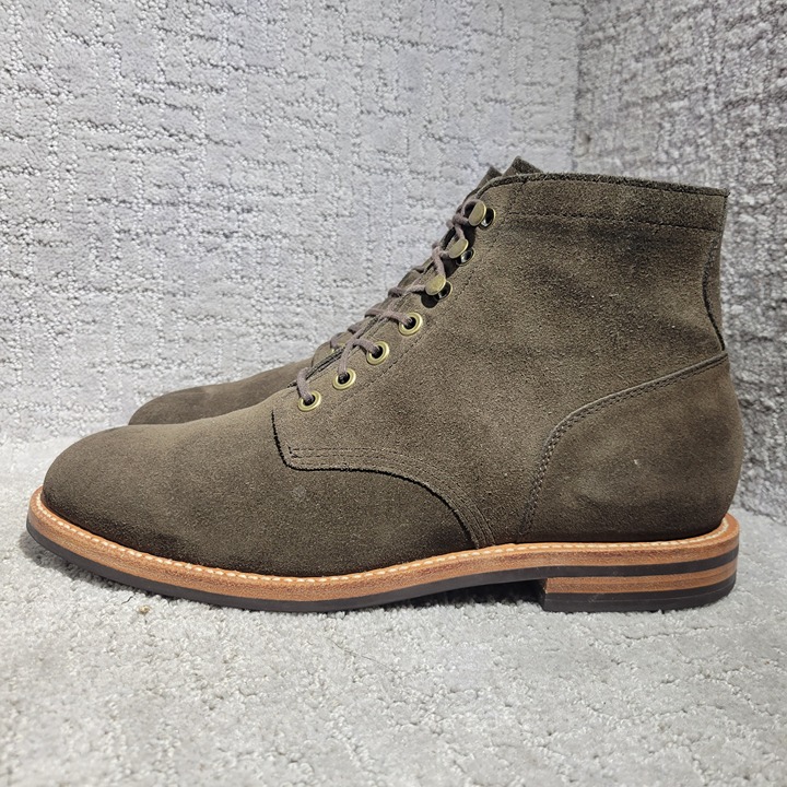 Grant Stone Diesel Men's Size 11D US Brown Loden Suede Lace Up Boots 42722