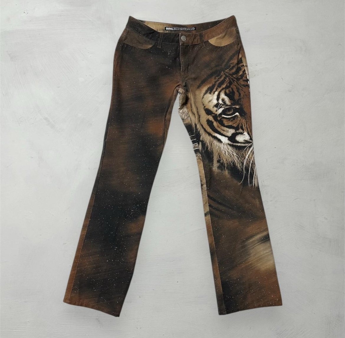 00s roberto cavalli coating pants y2k - メルカリ