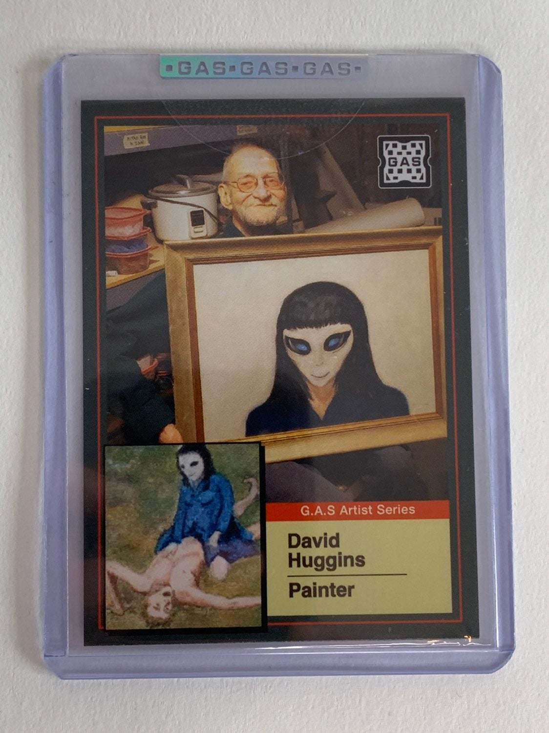 G.A.S. Trading Card S2 David Huggins #2 VERY Close Encounter 005/100 SP NTWRK