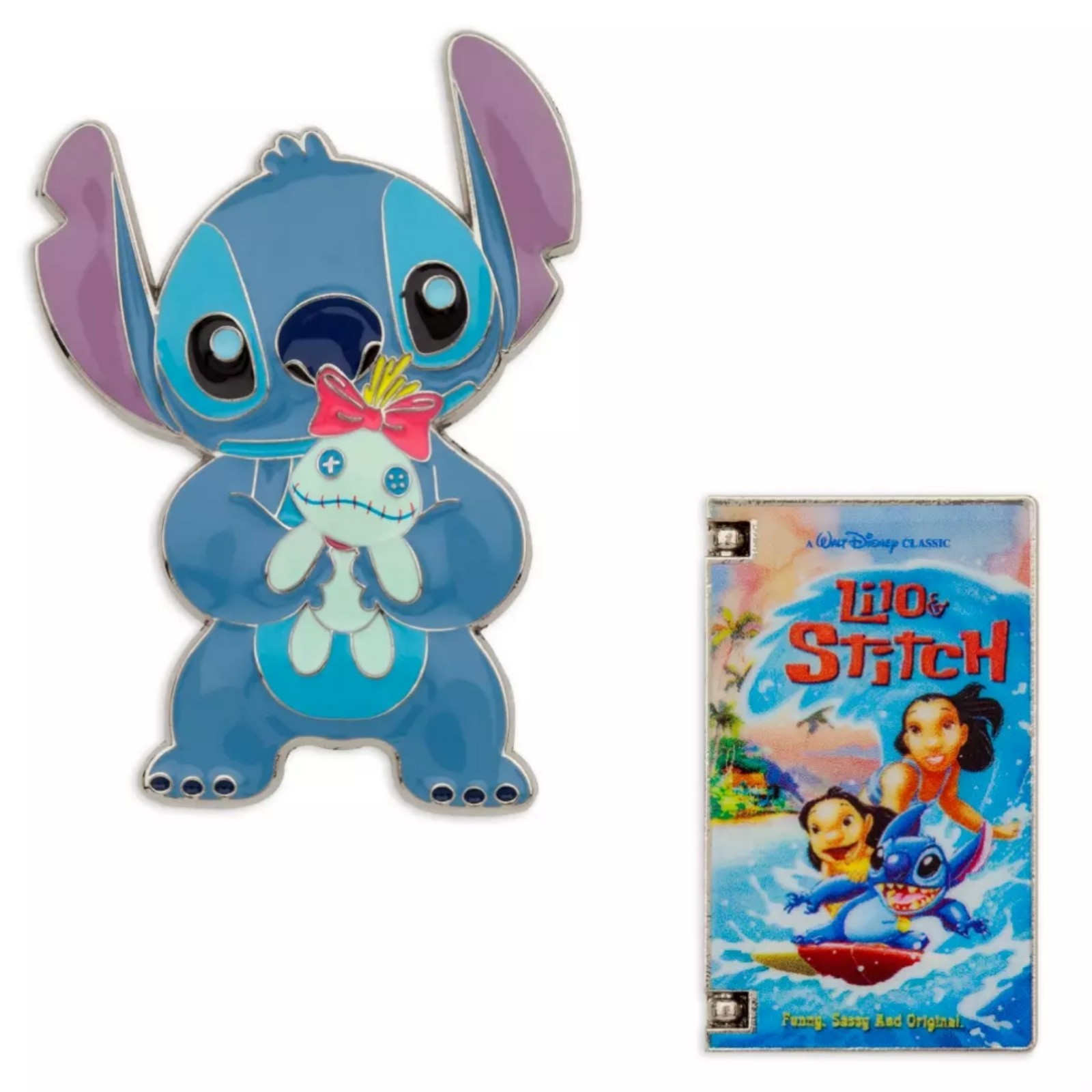 Disney Lilo & Stitch VHS Box Pin Set - Series 3/5