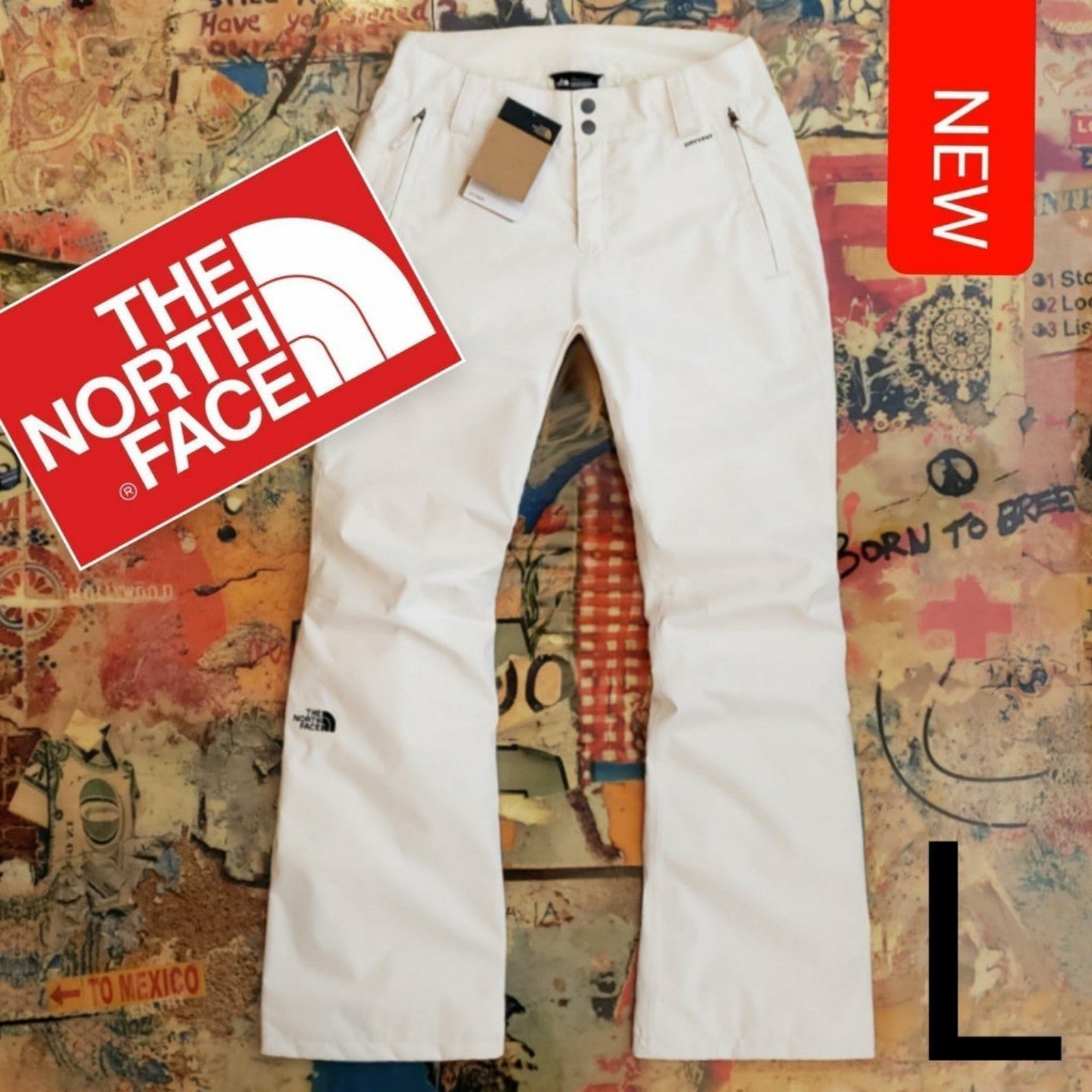 130 New The North Face Insulated Waterproof Ski Pants / Snowboard Pants! L