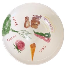 Los Angeles Potteries Salad Pasta Chili Spaghetti Bowl Vintage XX700 ‘56 Ceramic