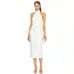 White Halter Dress from Revolve - Low Back, Removable Bow - Size XS