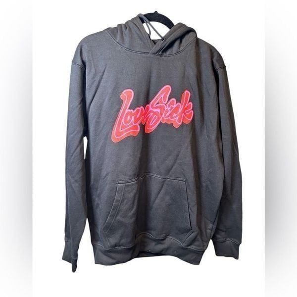 NWOT Unisex Black Graphic Hoodie Love Sak Don Toliver 2023 Concert Tour Size XL