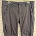 PrAna ladies charcoal snap up convertible outdoor pants utility hiking size 10