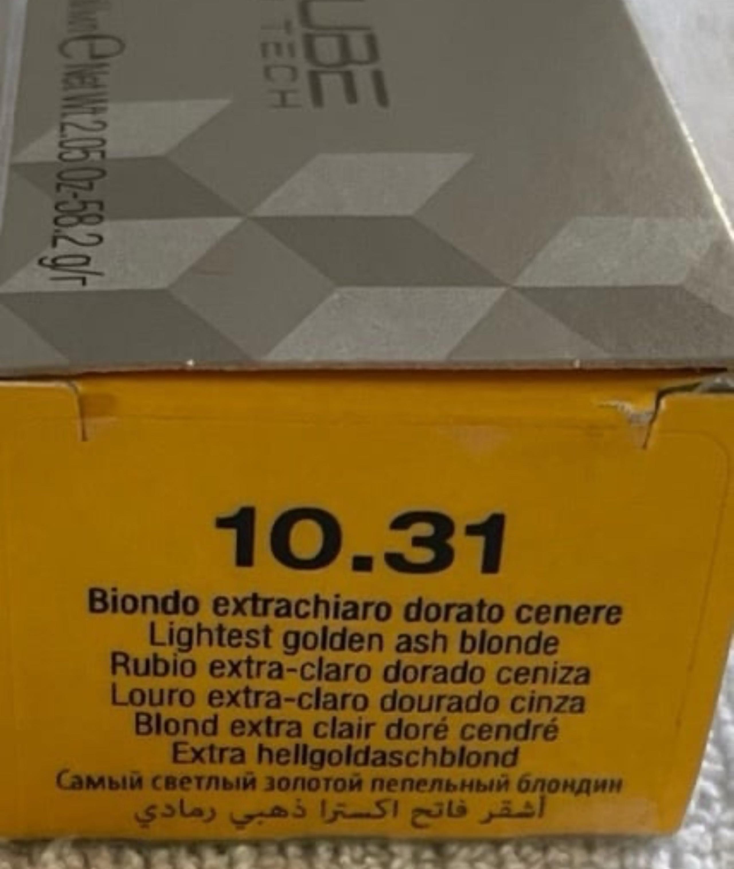 Alfaparf Milano Evolution Hair Color - 10.31/Lightest Golden Ash Blonde 2.05 oz