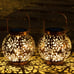 2 Pack Outdoor Solar Hanging Lantern Lights, Waterproof