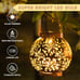 2 Pack Outdoor Solar Hanging Lantern Lights, Waterproof