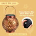 2 Pack Outdoor Solar Hanging Lantern Lights, Waterproof