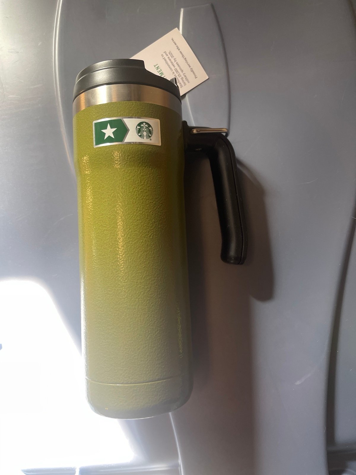 starbucksxstanley olive green