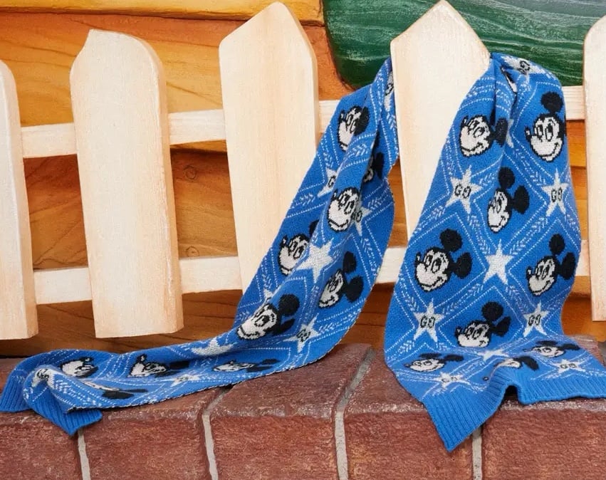 Gucci x Disney Mickey Mouse 90% Wool Scarf